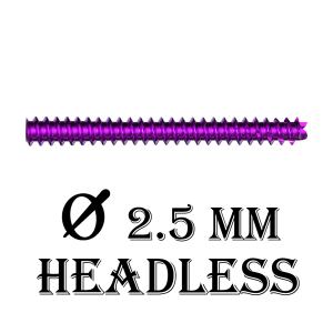 2.5 mm Headless Compression Screw