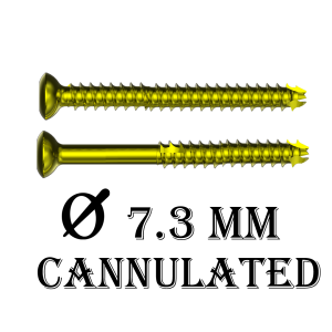 7.3 mm Cannulated Cancellous Screw